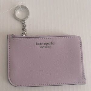 Kate Spade Lavender Keychain Wallet